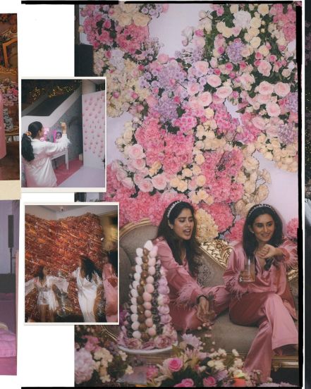 Janhvi Kapoor shared photos of Radhika Merchant slumber party anant ambani joined too