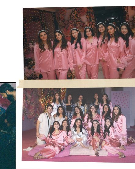 Janhvi Kapoor shared photos of Radhika Merchant slumber party anant ambani joined too