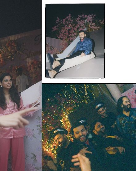 Janhvi Kapoor shared photos of Radhika Merchant slumber party anant ambani joined too