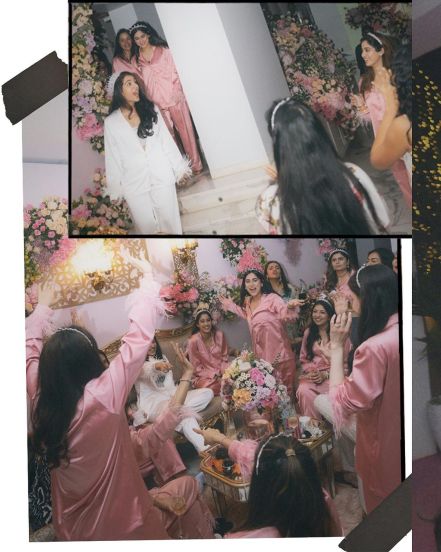 Janhvi Kapoor shared photos of Radhika Merchant slumber party anant ambani joined too