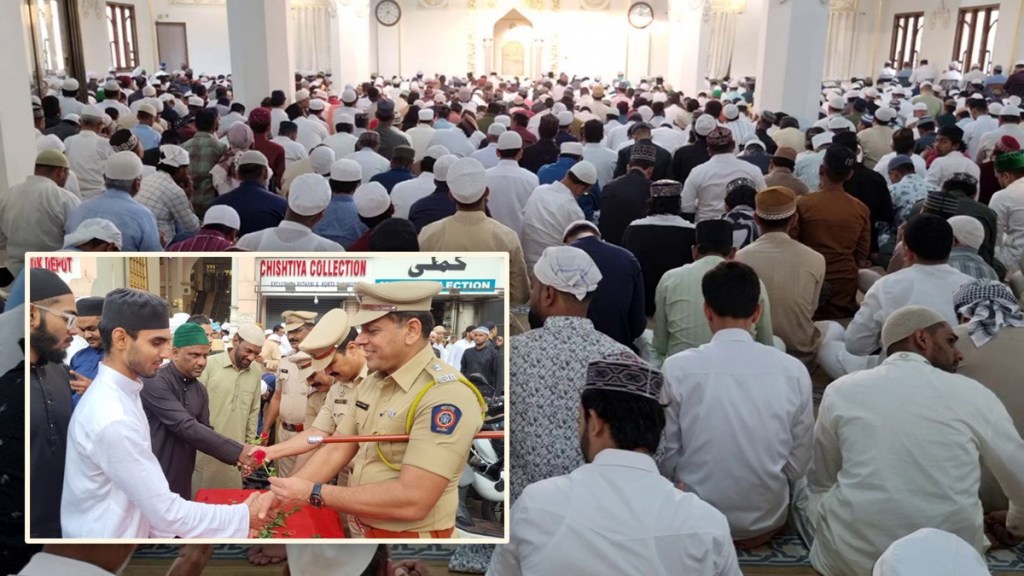 Mira Road, Muslim community, street namaz, Eid Mira Road, Muslim community, street namaz, Eid