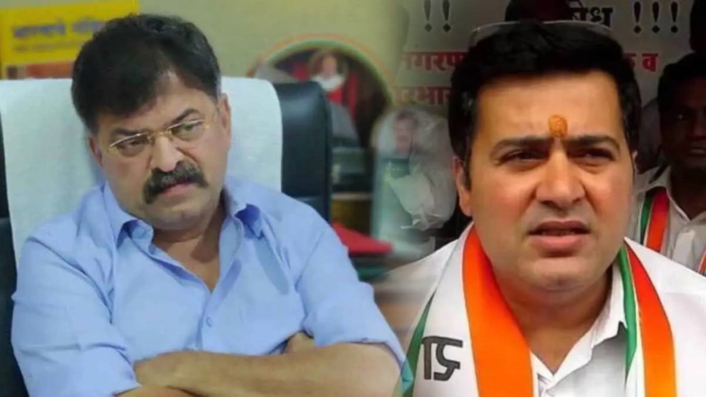 ncp jitendra awhad, sister shubhangi garje