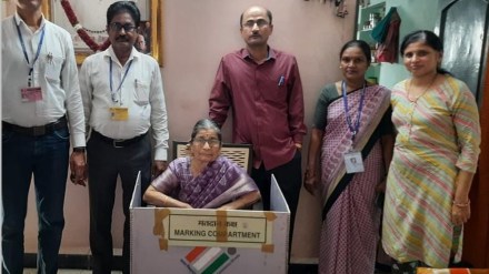 wardha vote from home marathi news, malti madhukar salodkar marathi news wardha vote from home marathi news, malti madhukar salodkar marathi news