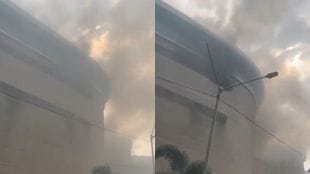 Fire at Phoenix Mall on Nagar Street pune