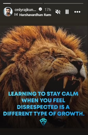 raj kundra post
