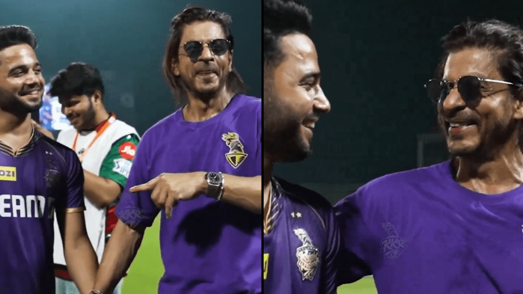 Shah Rukh Khan liked Kolkata Knight Riders cricketer Suyash Sharma hairstyle video viral Shah Rukh Khan liked Kolkata Knight Riders cricketer Suyash Sharma hairstyle video viral