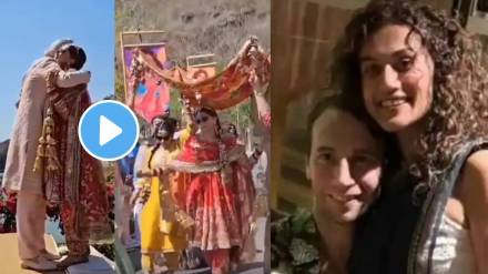 taapsee pannu wedding video