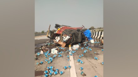 buldhana, Fatal Accident, Samruddhi Highway, One Dead Three Injured, near dusarbid, sindkhed raja taluka, accident on samruddhi mahamarg, accident buldhana samrudhhi buldhana, Fatal Accident, Samruddhi Highway, One Dead Three Injured, near dusarbid, sindkhed raja taluka, accident on samruddhi mahamarg, accident buldhana samrudhhi