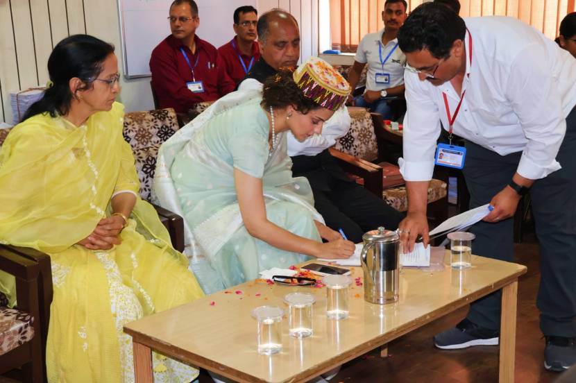 Kangana Ranaut affidavit information
