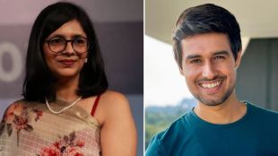 AAP MP Swati Maliwal and YouTuber Dhruv Rathee