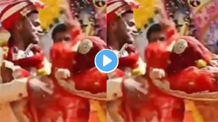 Bride groom fighting video