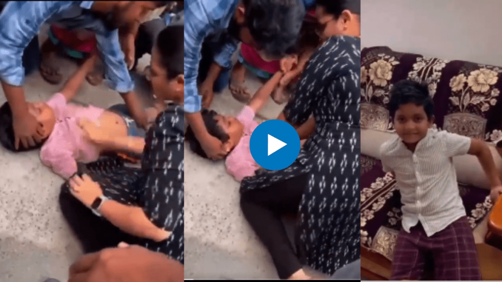 Doctor Performs Child's CPR