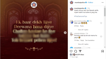 Mumbai Police shares diamond tips in new post inspired by Heeramandi dialogues