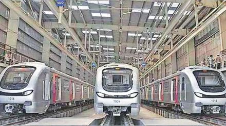 Aarey to BKC Metro 3 will start soon MMRC trials to be completed within week