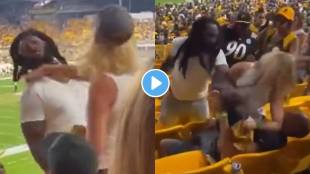 boy and girl fight in stadium Video viral