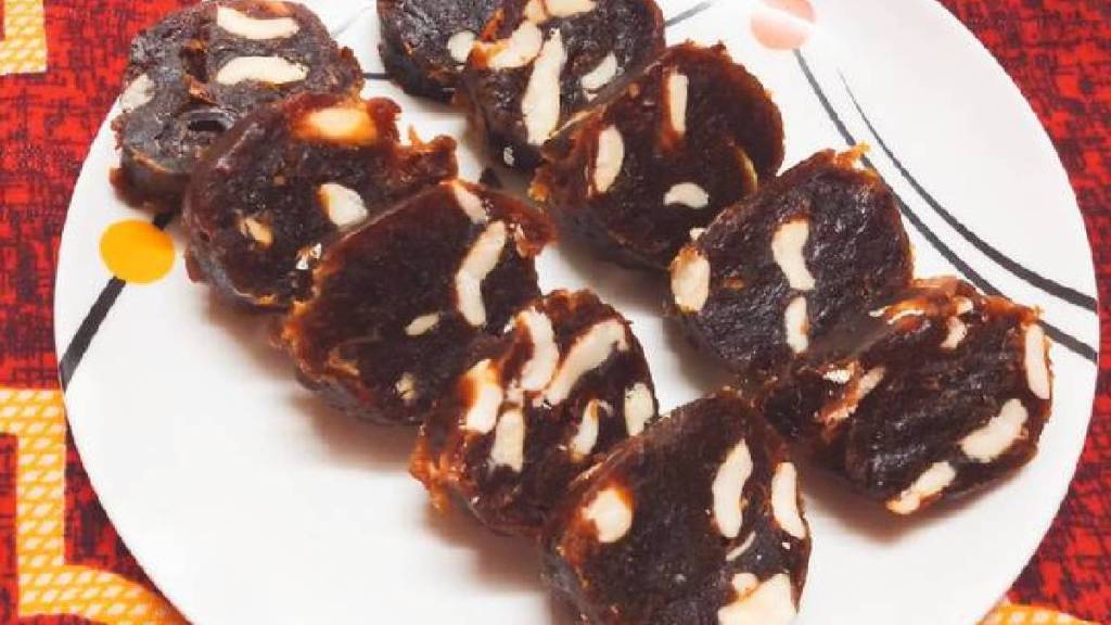 Quick Recipe of Biscuit Barfi mithai recipe in marathi