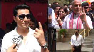 actors and political leaders cast there votes today