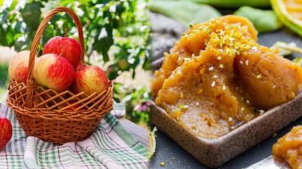 Tired of eating apples Then make a nutritious apple halwa recipe