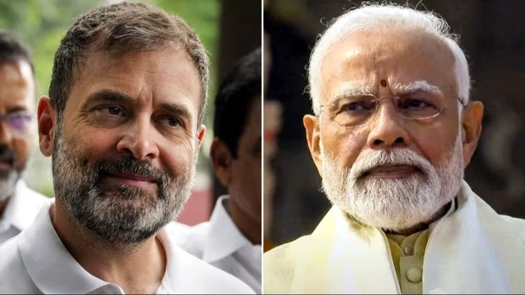 Rahul Gandhi and Narendra modi
