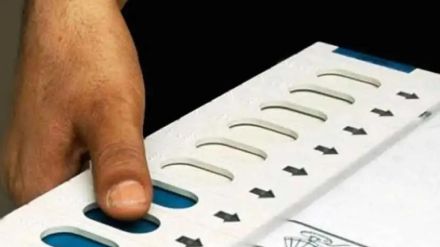 What percentage of voting was done in Baramati Constituency till three o clock