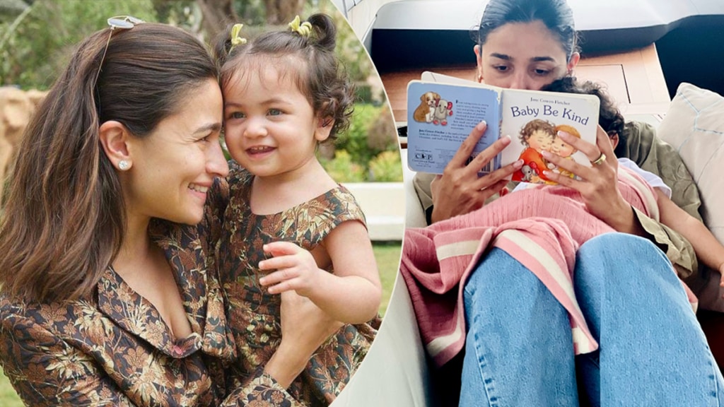 Alia Bhatt spending quality time with baby raha shared photo Alia Bhatt spending quality time with baby raha shared photo