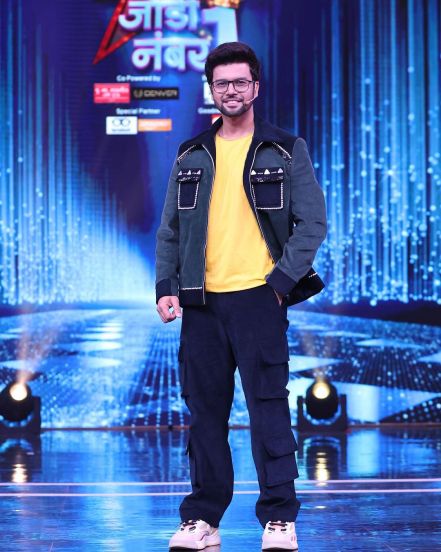 tharala tar mag fame amit bhanushali did anchoring in mi honar superstar jodi number 1