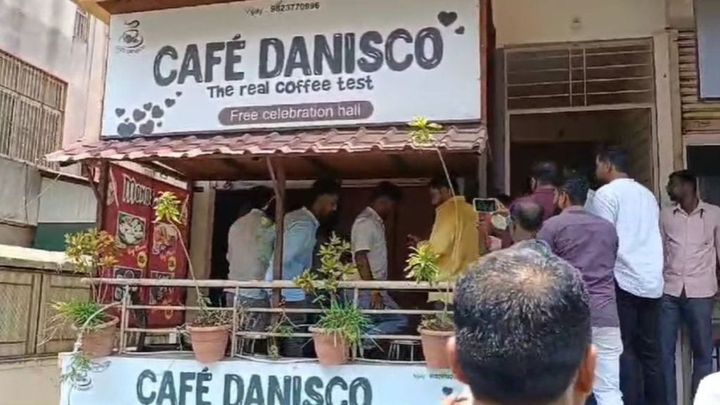 Sexual harassment by giving drugged in drink vandalism of three coffee shops by Yuva Shivpratisthan