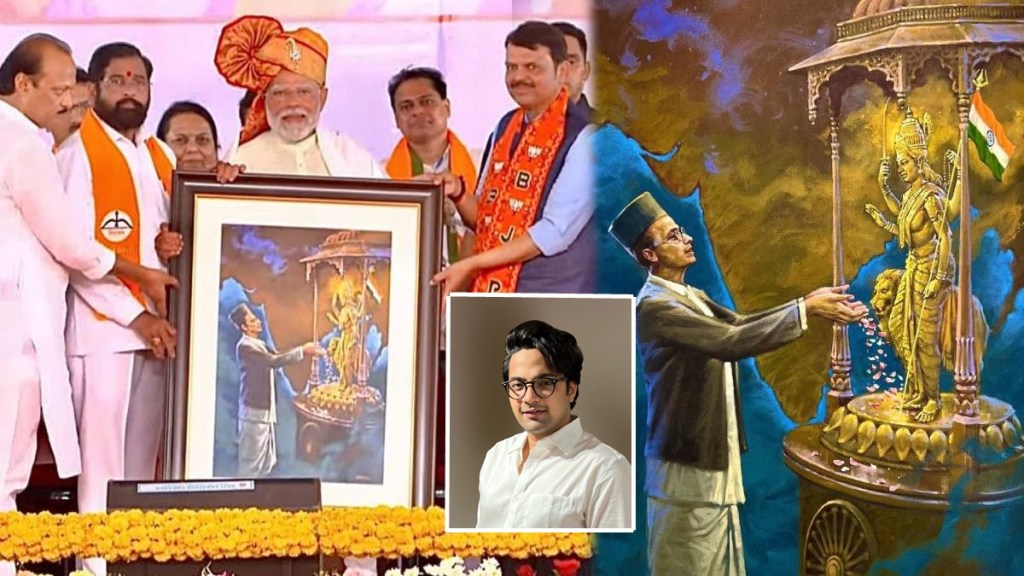 thane advait nadavdekar marathi news, advait nadavdekar painting marathi news