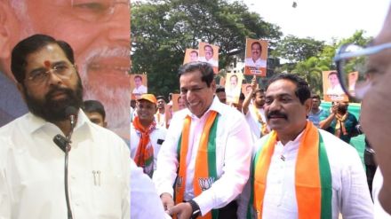 Sandeep Naik and Sanjeev Naik did not attend cm eknath shinde meeting at Anand ashram