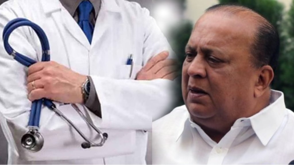 hasan mushrif discussion with doctor over phone for further treatment of congress mla p n patil
