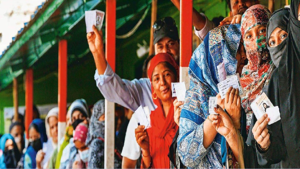 59 92 percent voting in the sixth phase lok sabha election