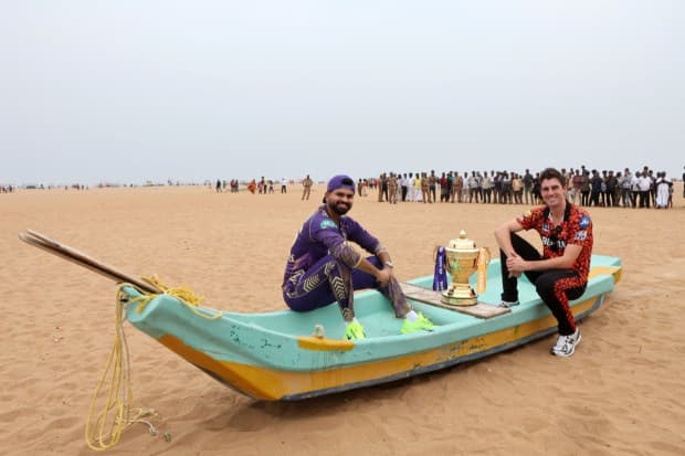 KKR vs SRH IPL 2024 Final, IPL 2024 Final, IPL final match, IPL photos, IPL final match photos, MA Chidambaram Stadium photos, Kolkata Knight Riders photos, Sunrisers Hyderabad photos, Pat Cummins, Shreyas Iyer