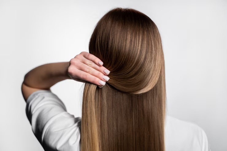 diy hair smoothing serum for frizzy hair rice water onion home made hair serum reduce hair fall and white hair problem