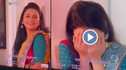 Jui gadkari shared video from tharla tar mag shooting where sayali fallen for arjun