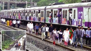 mumbai rain affected local trains services