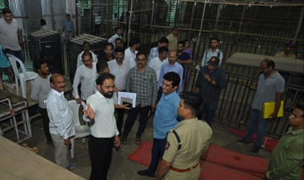 votes counting of nagpur and ramtek lok sabha elections in kalamna market yard on 4 june