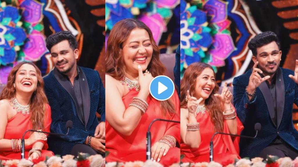 neha kakkar vibes on sanju rathod gulabi sadi song