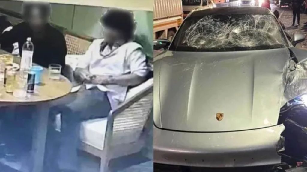 porsche pune accident