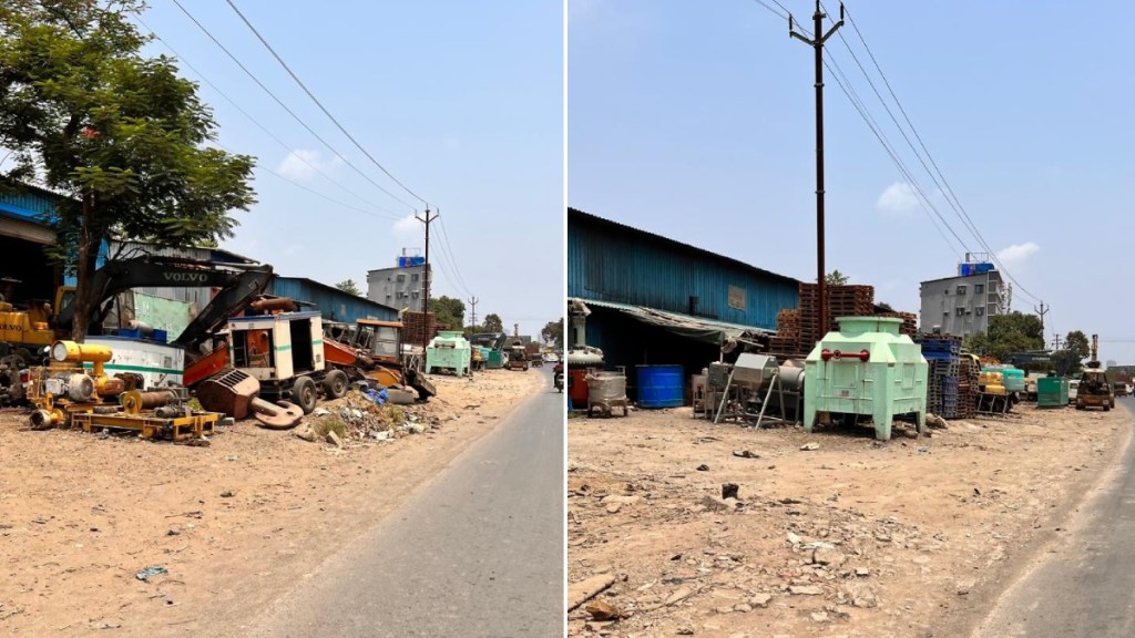 scrap warehouses from various parts of mumbai and kurla area shifted to dombivli midc