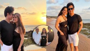 priya bapat and umesh kamat enjoying goa trip