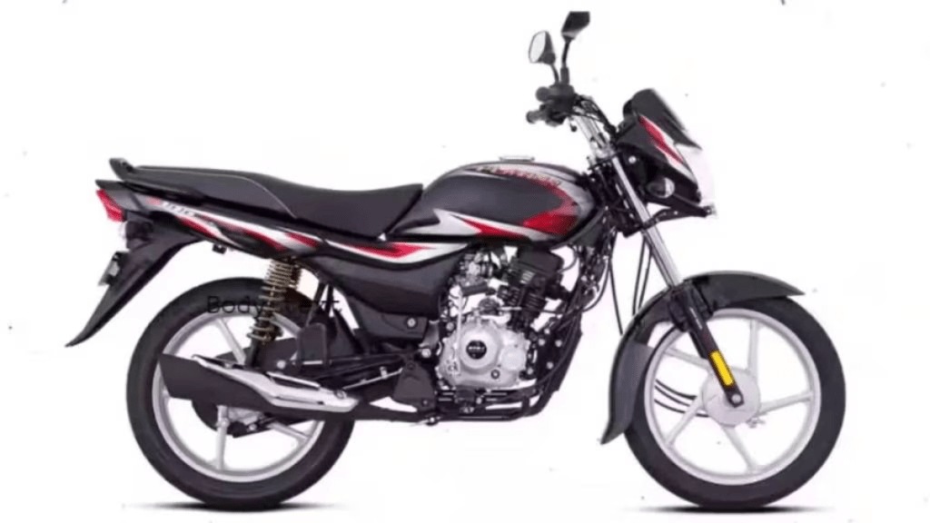 Bajaj's first CNG bike