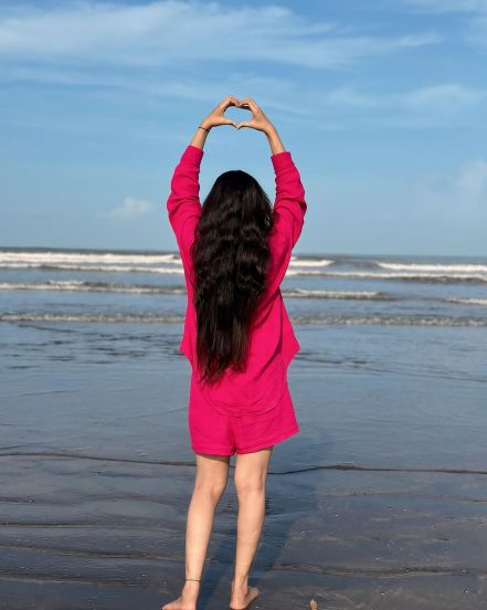 Gautami Patil photos near sea in western look went viral on social media