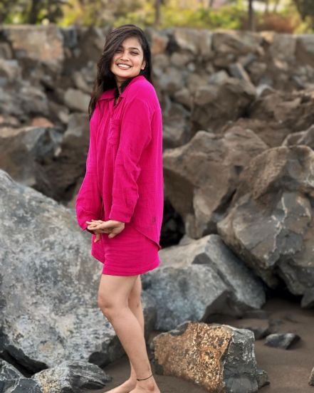 Gautami Patil photos near sea in western look went viral on social media