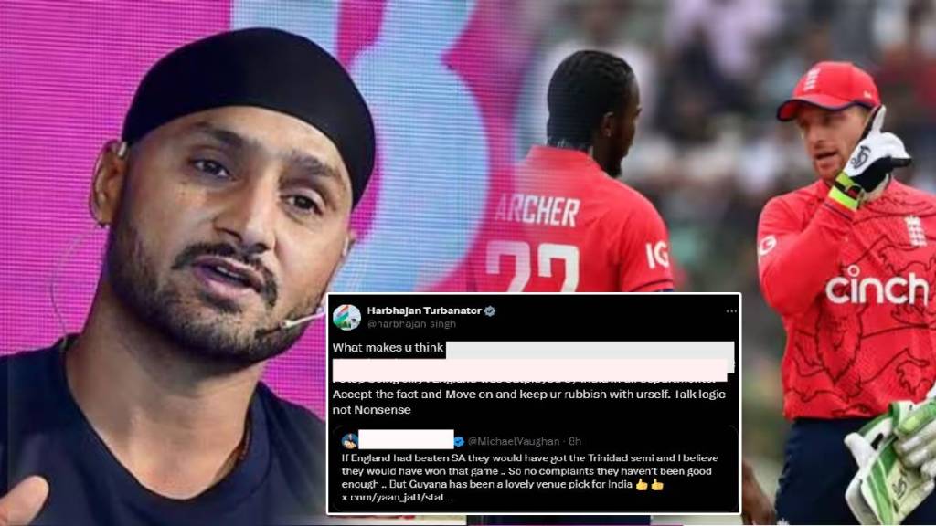 IND vs ENG Harbhajan Singh Slams Vaughan