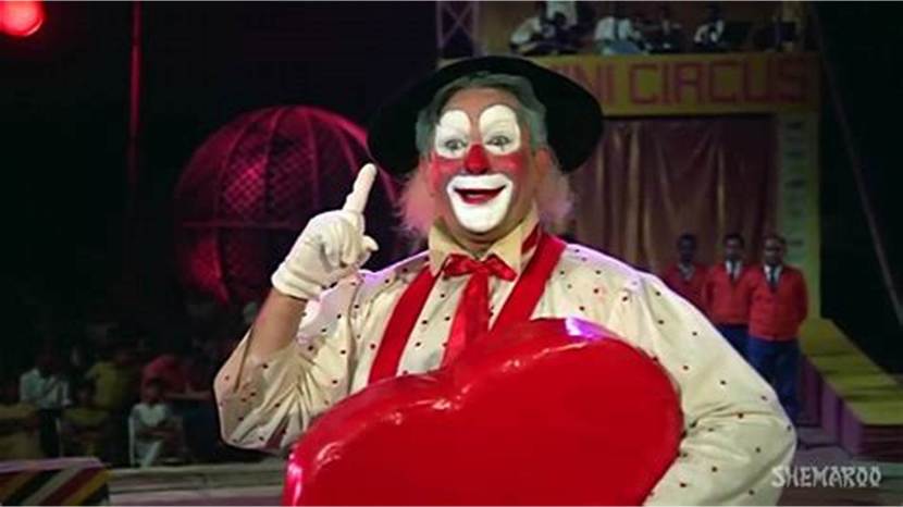 Raj Kapoor in Mera Naam Joker