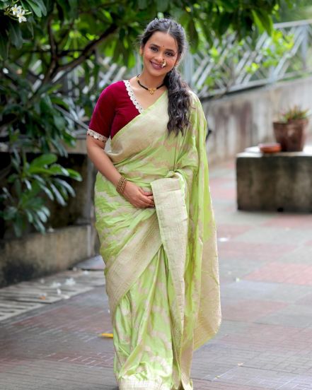 Madhura Joshi Saree Look