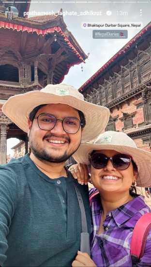 Mugdha Vaishampayan Prathamesh Laghate Nepal trip photos