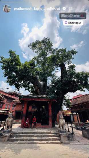 Mugdha Vaishampayan Prathamesh Laghate Nepal trip photos