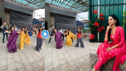 Navri Mile Hitlerla fame actor and actress dance on govinda song Angna Mein Baba