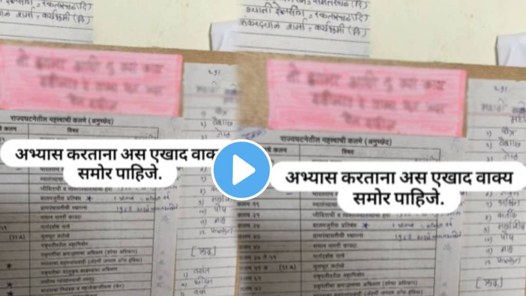 Study desk Photo of upsc student